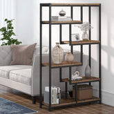 5-stöckiges Bücherregal, freistehendes Bücherregal Etagere 3
