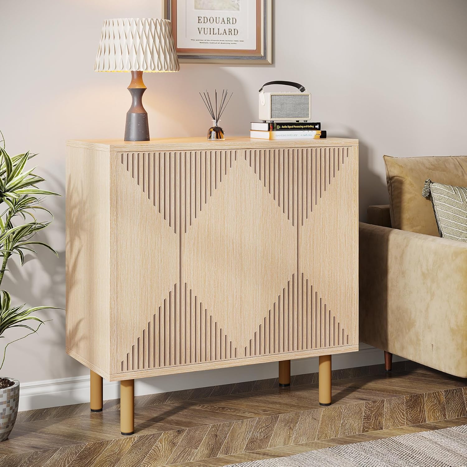 Natürliches klassisches Sideboard für Wohnzimmer und Esszimmer
