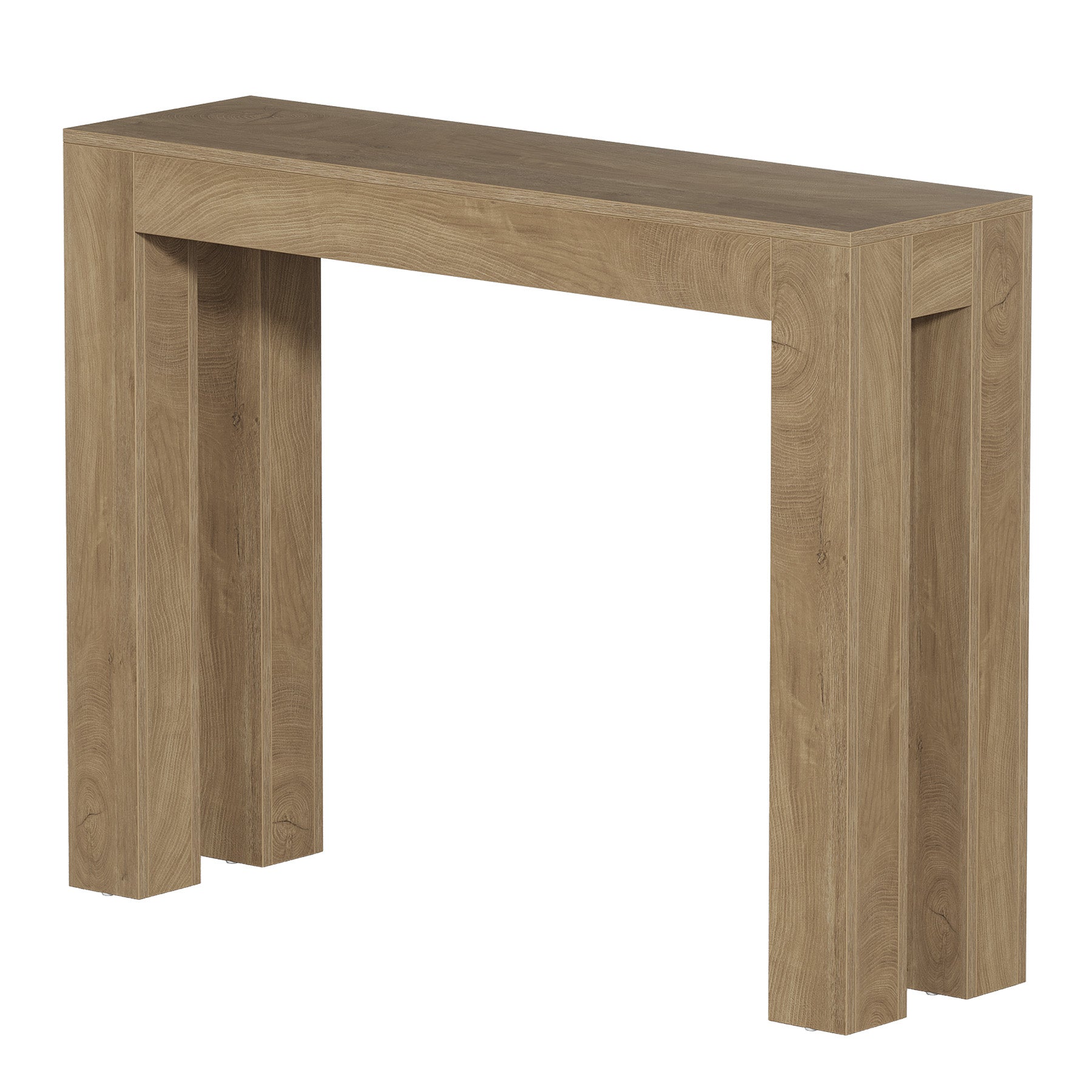 Tribesigns 105 cm Landhaus-Konsolentisch, Schmaler Holz-Flurtisch für Eingangsbereich & Sofa