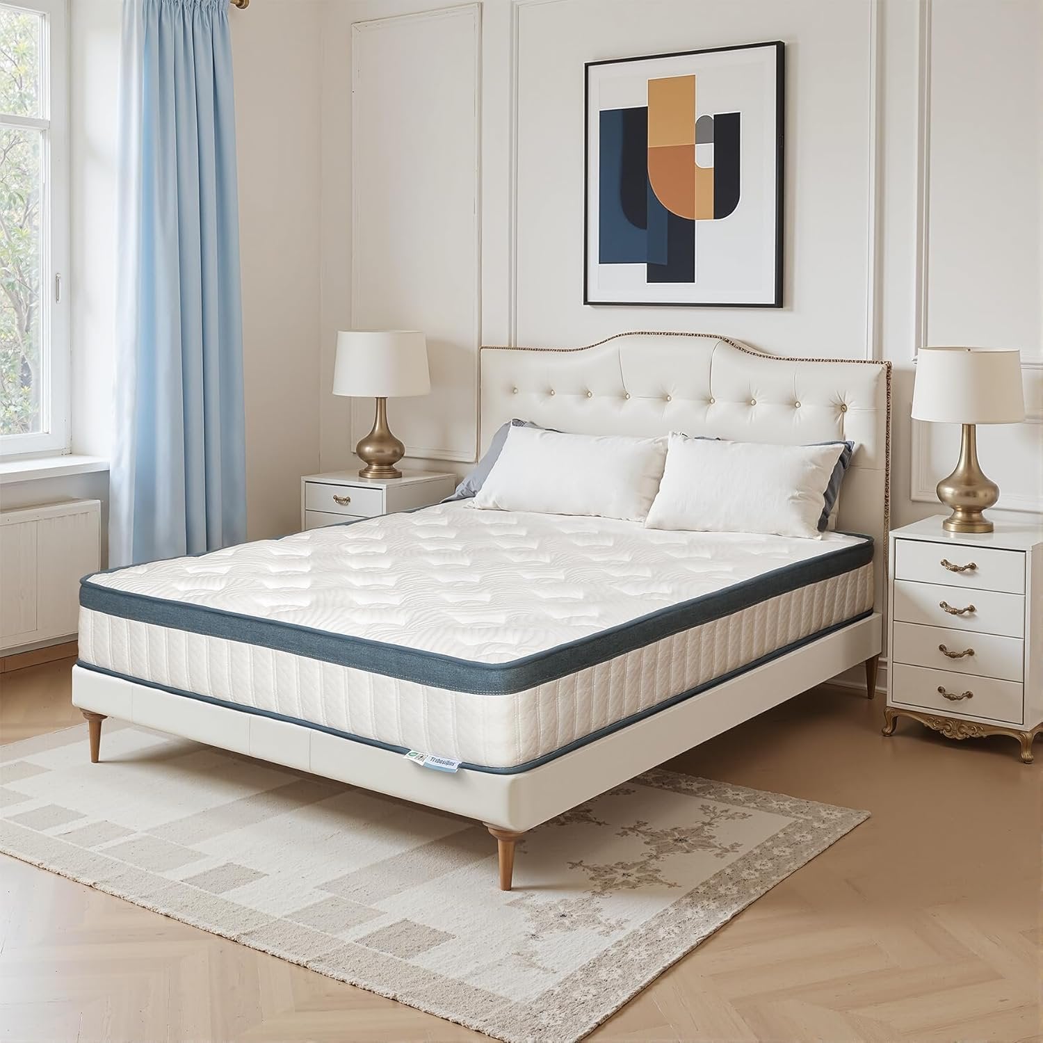 90 x 200 cm Matratze - 25 cm H3 Taschenfederkern mit 7-Zonen & Gel-Memory-Schaum