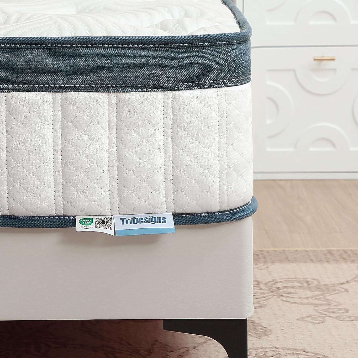 90 x 200 cm Matratze - 25 cm H3 Taschenfederkern mit 7-Zonen & Gel-Memory-Schaum