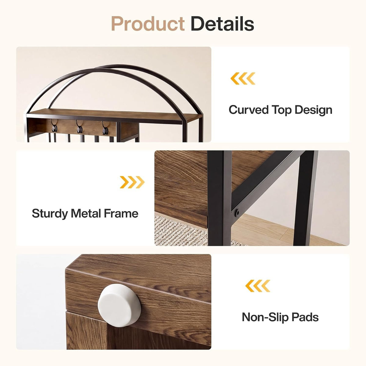 Tribesigns Raumteiler Regal 180 cm hoch, Standregal mit offenen Ablagen im Industrial-Stil