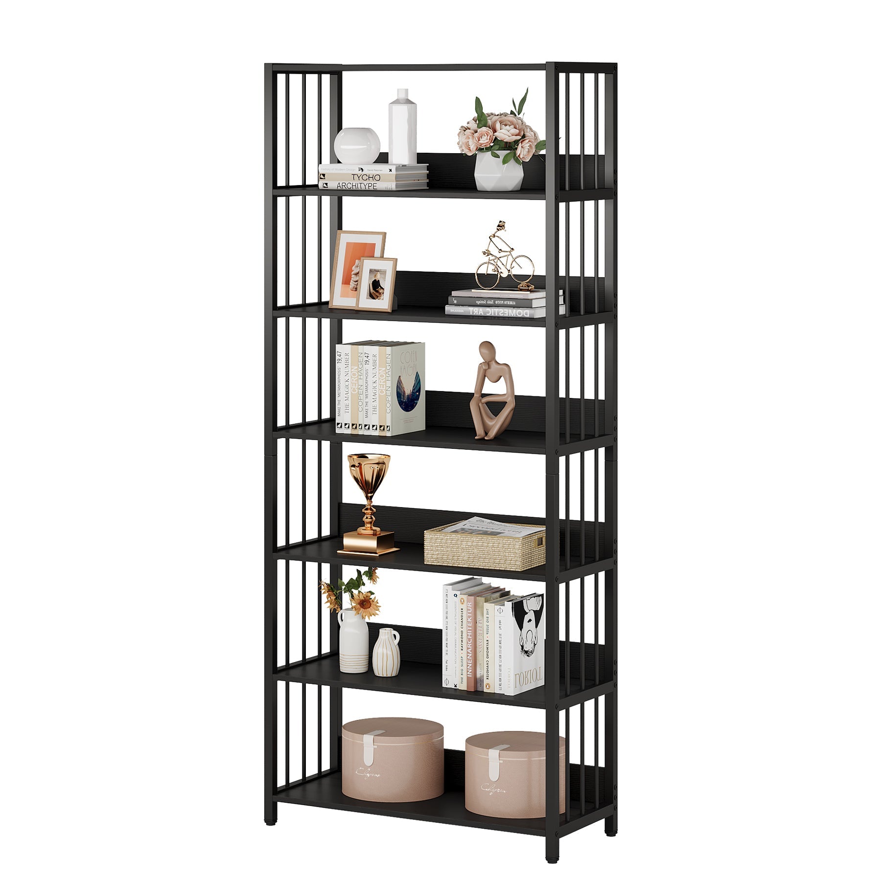 Gro_es_industrielles_St_nderregal_von_Tribesigns_-_6_Etagen_190_cm_Holz-5