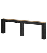 Tribesigns Extra Langer Konsolentisch 240 cm, nur 15 cm tief, schmaler Sofatisch